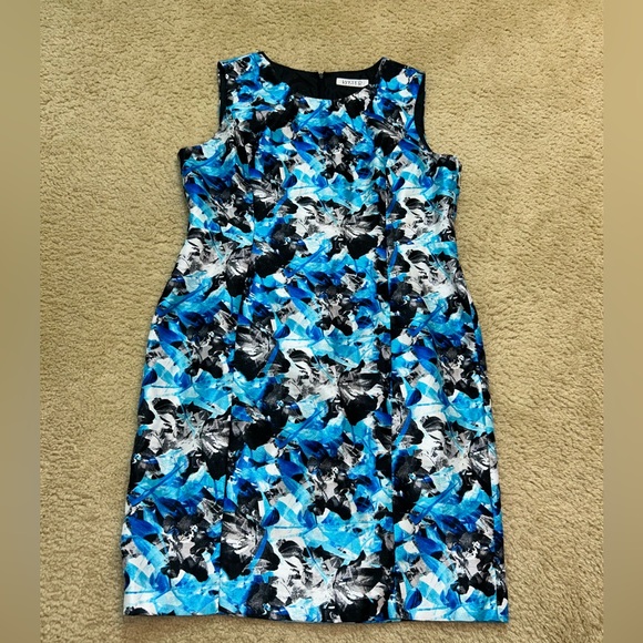 💙🖤Kasper Plus Size Dress🖤💙 - Picture 1 of 12